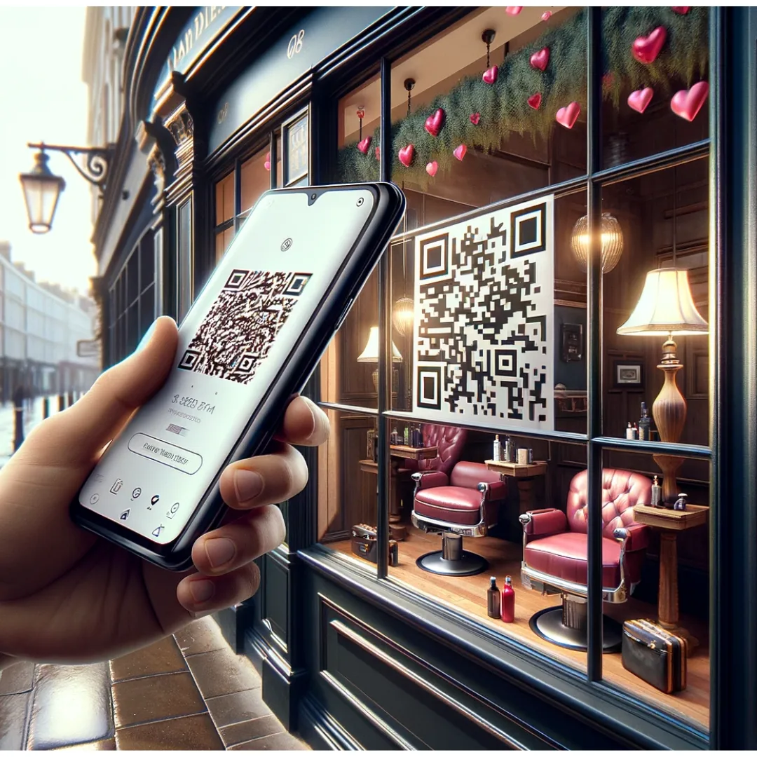 Afiș cu cod QR pentru rezervare