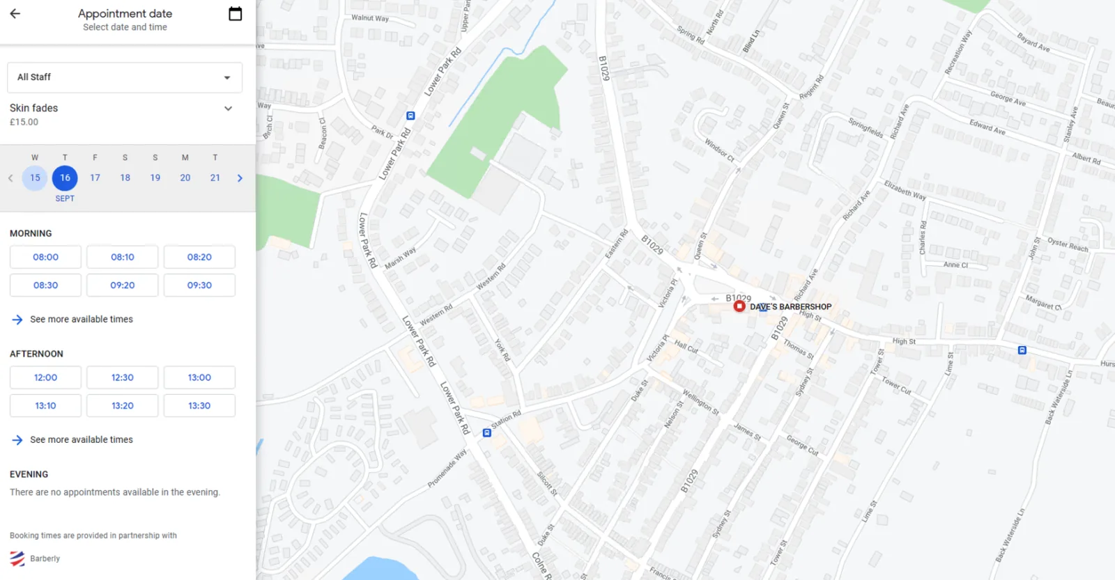 Primește rezervări din Google Maps